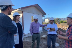 Autoridades en terreno