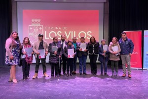 Familias beneficiadas con autoridades