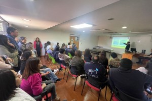Funcionarios Serviu en capacitacion