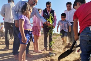 Autoridades en terreno