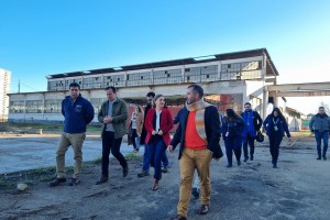 Autoridades en terreno